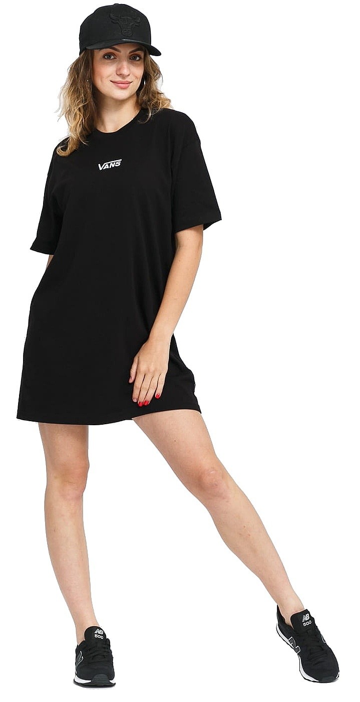 Kleid Vans Center Vee Tee - Black - women´s