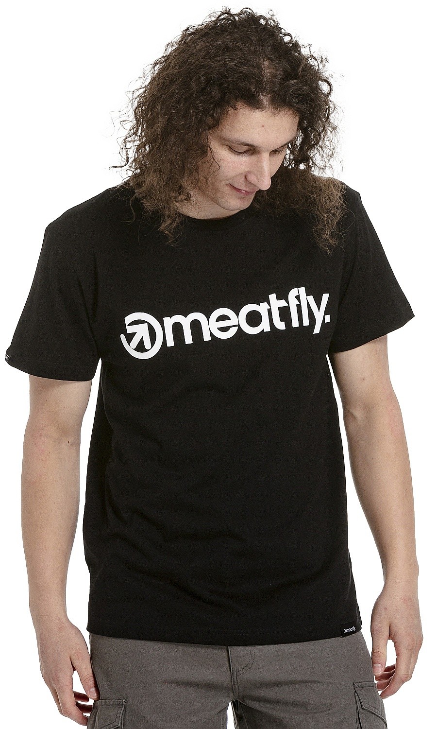 T-shirt Meatfly Logo - Black - men´s