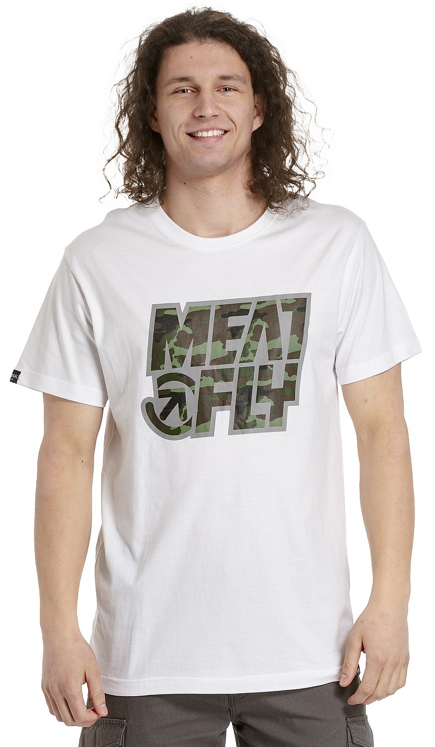 T-shirt Meatfly Repash - White - men´s