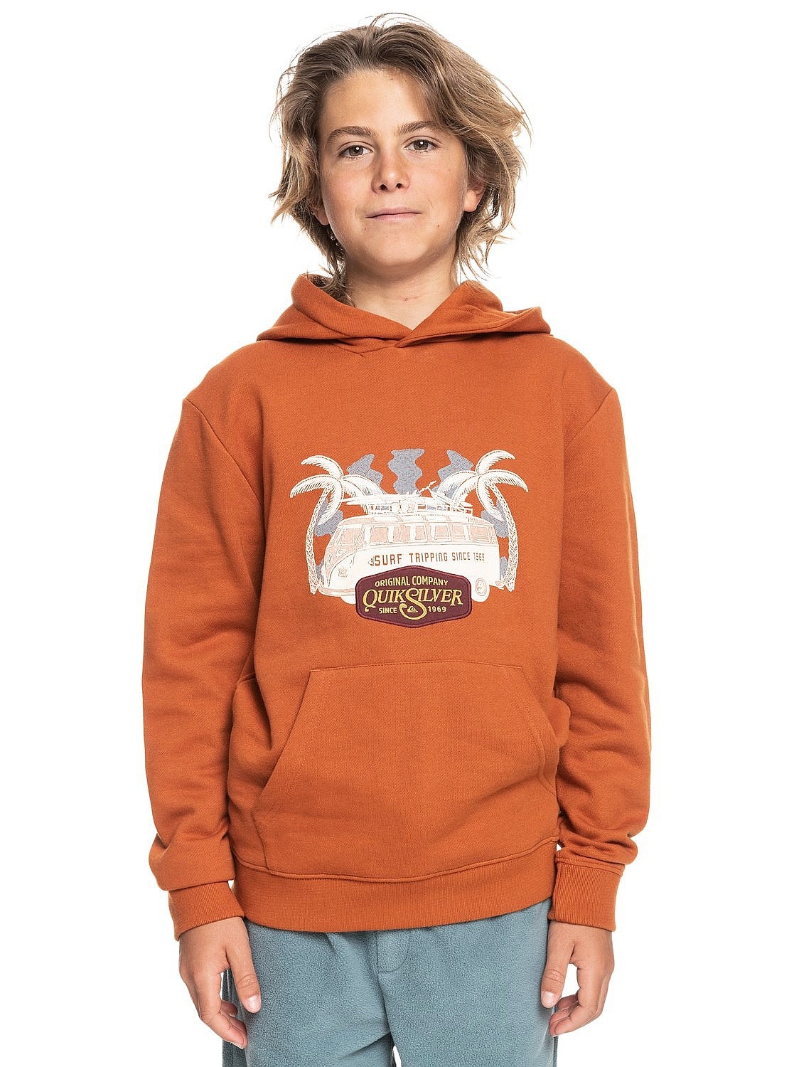 shirts Quiksilver Magic Van - CPE0/Cinnamon - boy´s