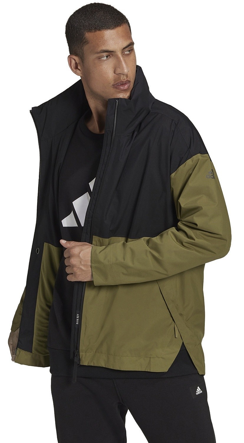 veste adidas Performance Urban Rain.RDY - Black/Wild Moss - men´s