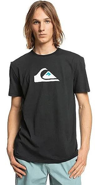 T-Shirt Quiksilver Comp Logo - BYJ0/Navy Blazer - men´s