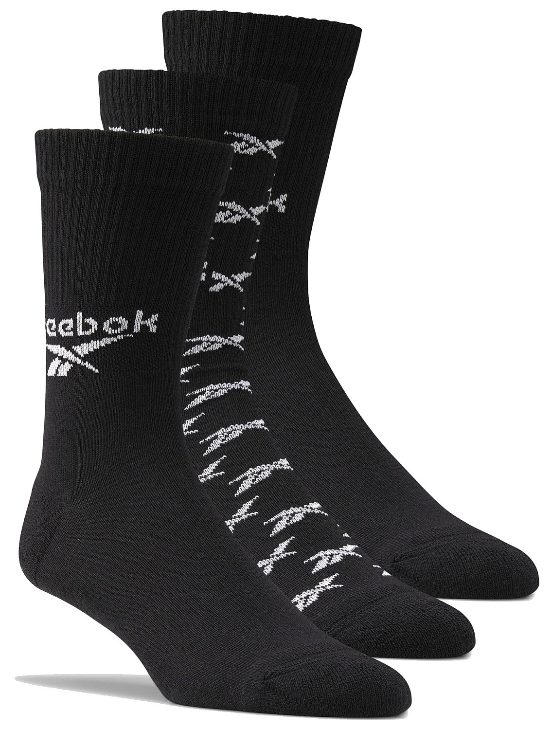 calcetines Reebok Performance Classic Foundation Crew 3 Pack - Black