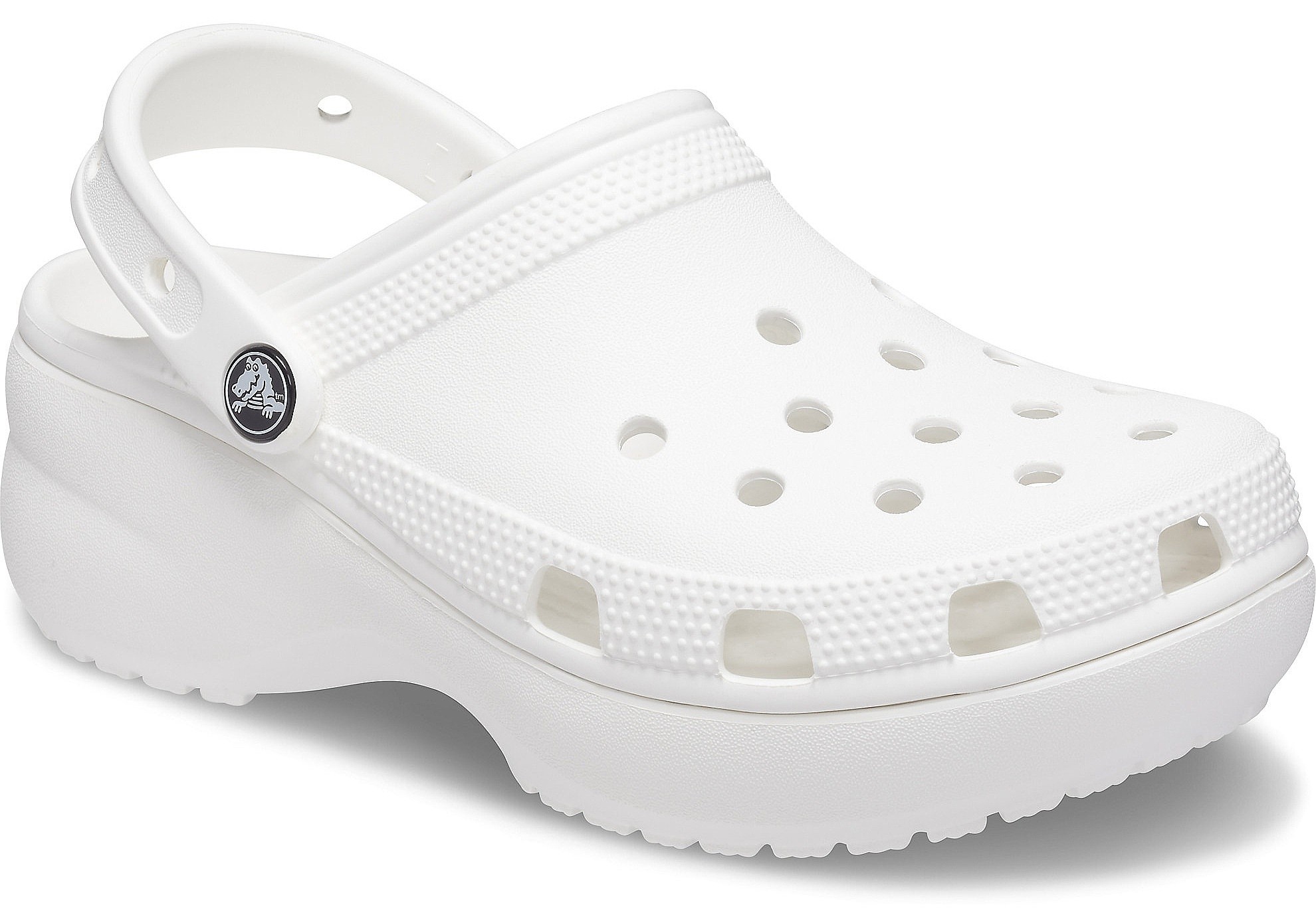 sko Crocs Classic Platform Clog - White - women´s