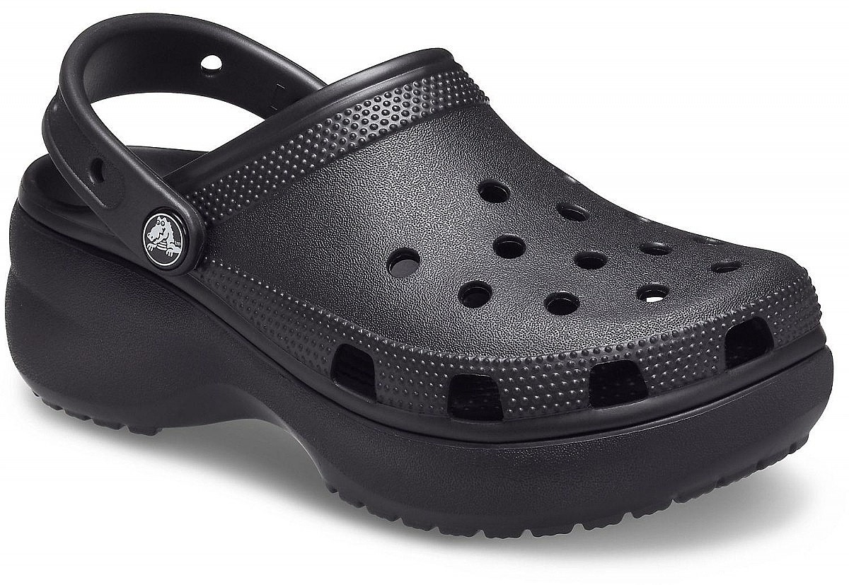 pantofi Crocs Classic Platform Clog - Black - women´s