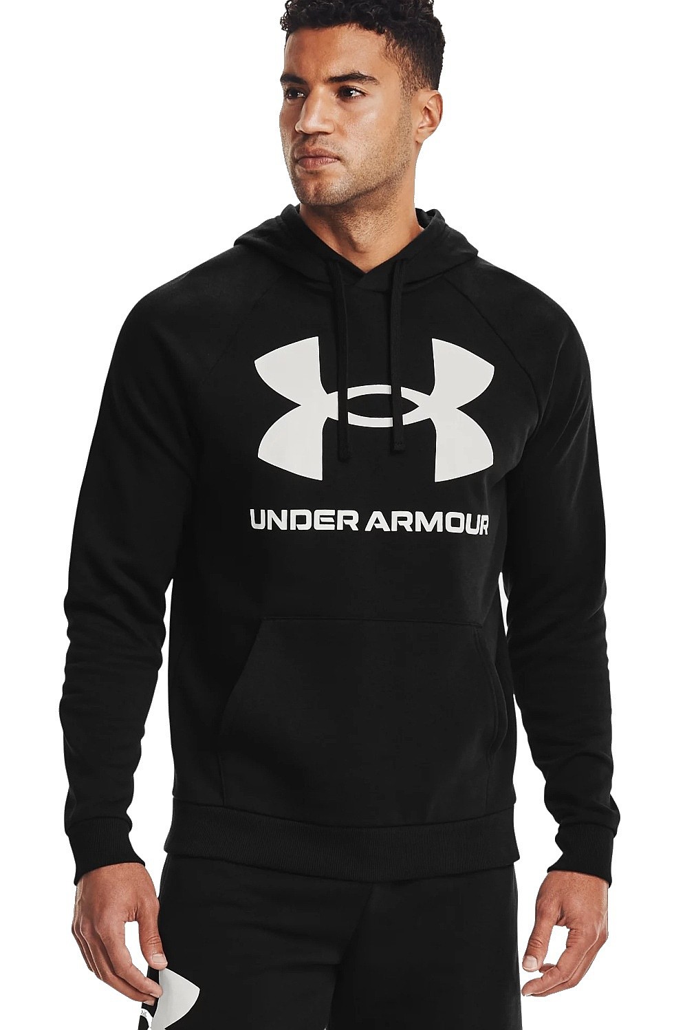 sweat-shirt Under Armour Rival Fleece Big Logo - 001/Black/Onyx White - men´s