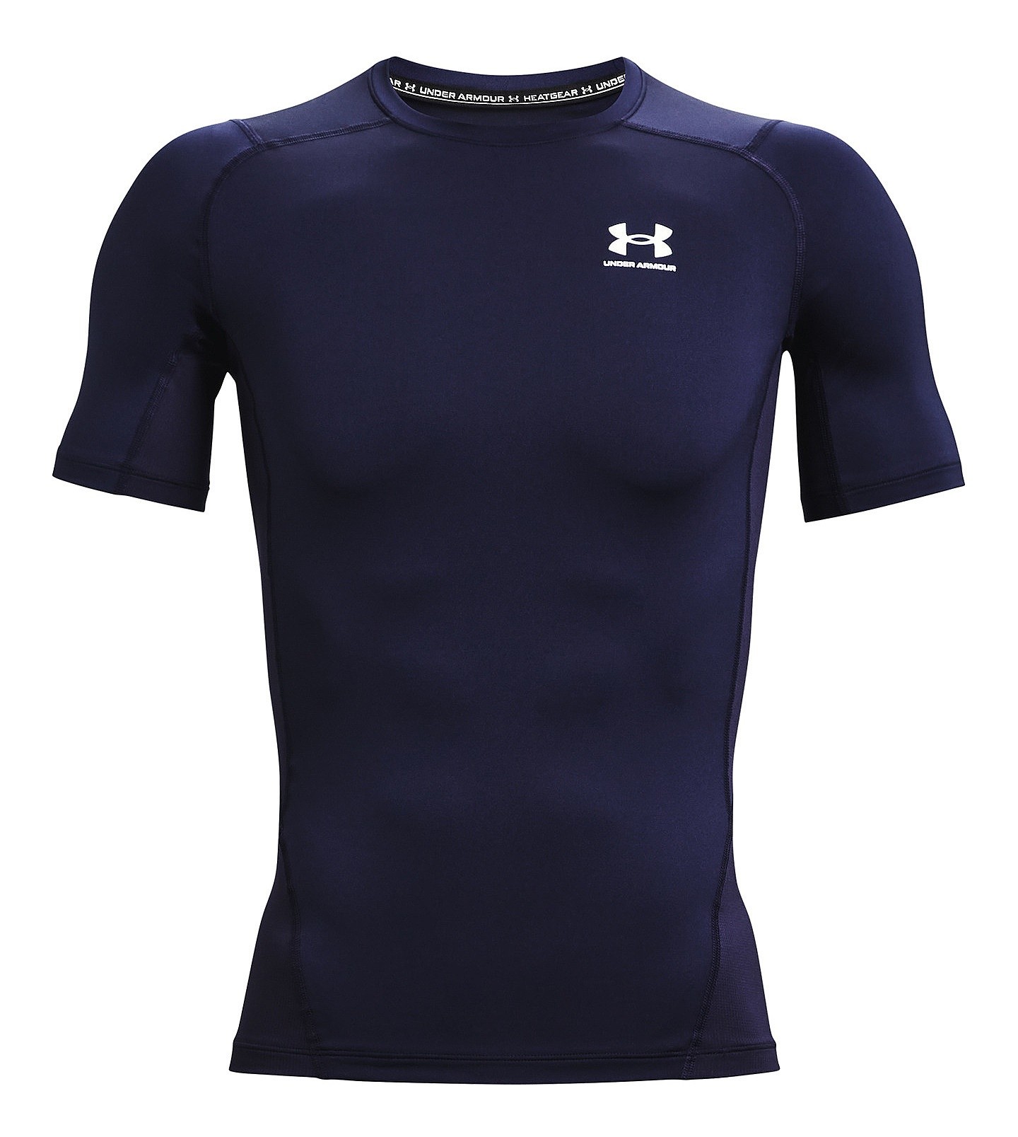 tričko Under Armour HeatGear Armour Comp - 410/Midnight Navy/White