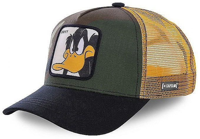 czapka z daszkiem Capslab Looney Tunes Trucker - Duffy/Camouflage