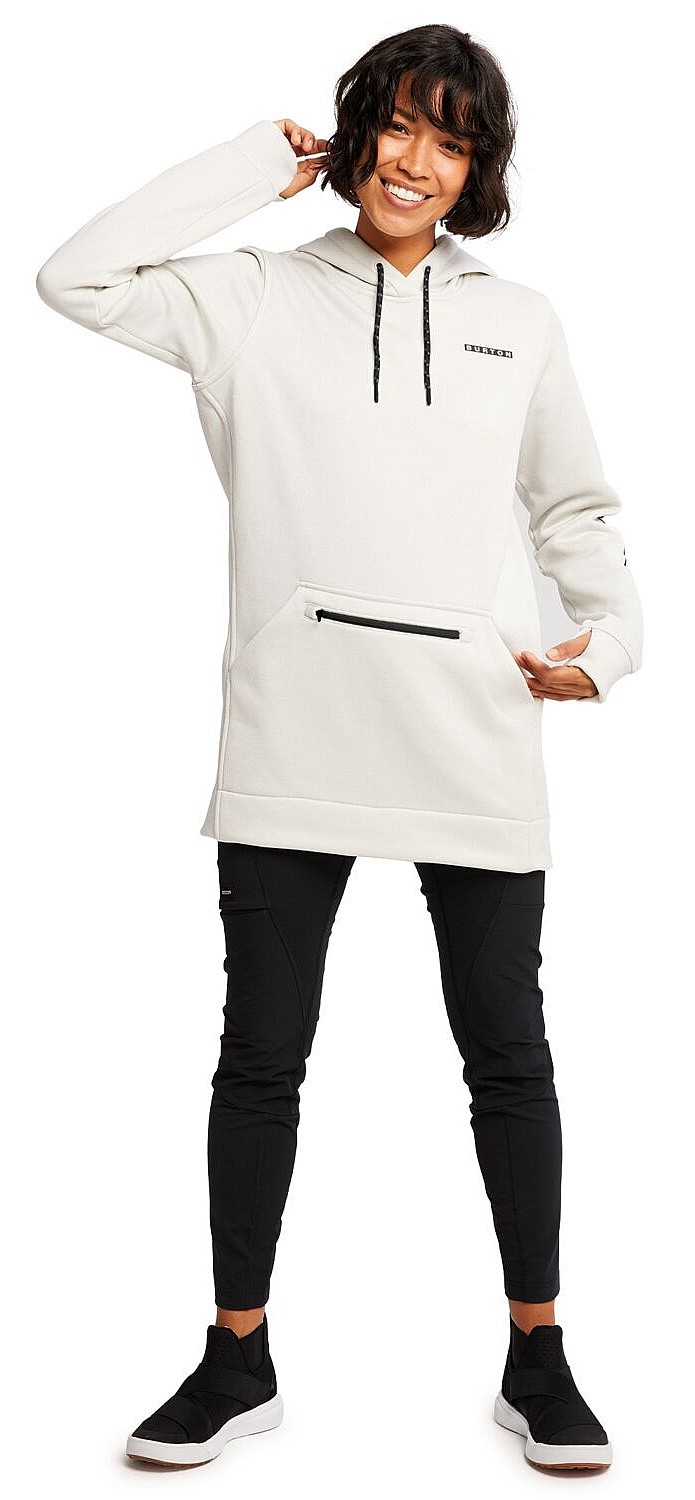 кофта Burton Oak Long Pullover - Stout White Heather - women´s