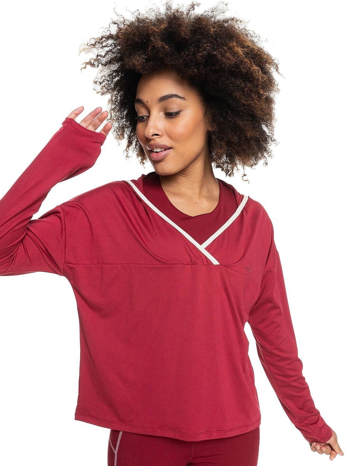 tričko Roxy Me And The Rhythm LS - RRR0/Tibetan Red