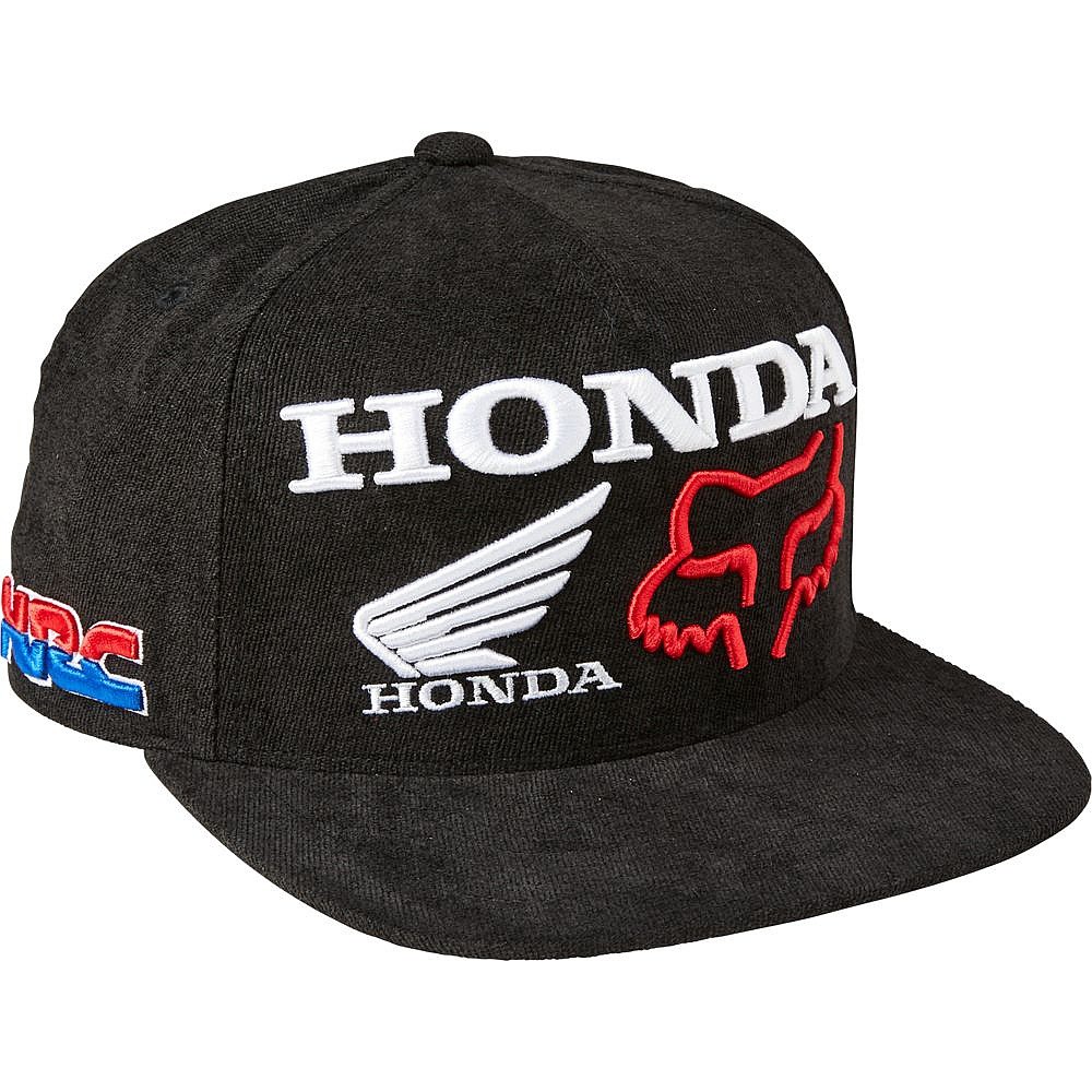 cap Fox Honda HRC Snapback - Black 