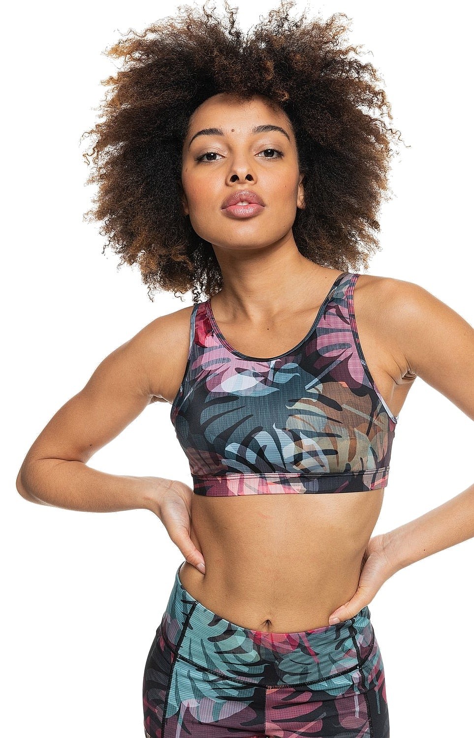 biustonosz Roxy Tropic Sky Printed - KVJ7/True Black Palm Camo