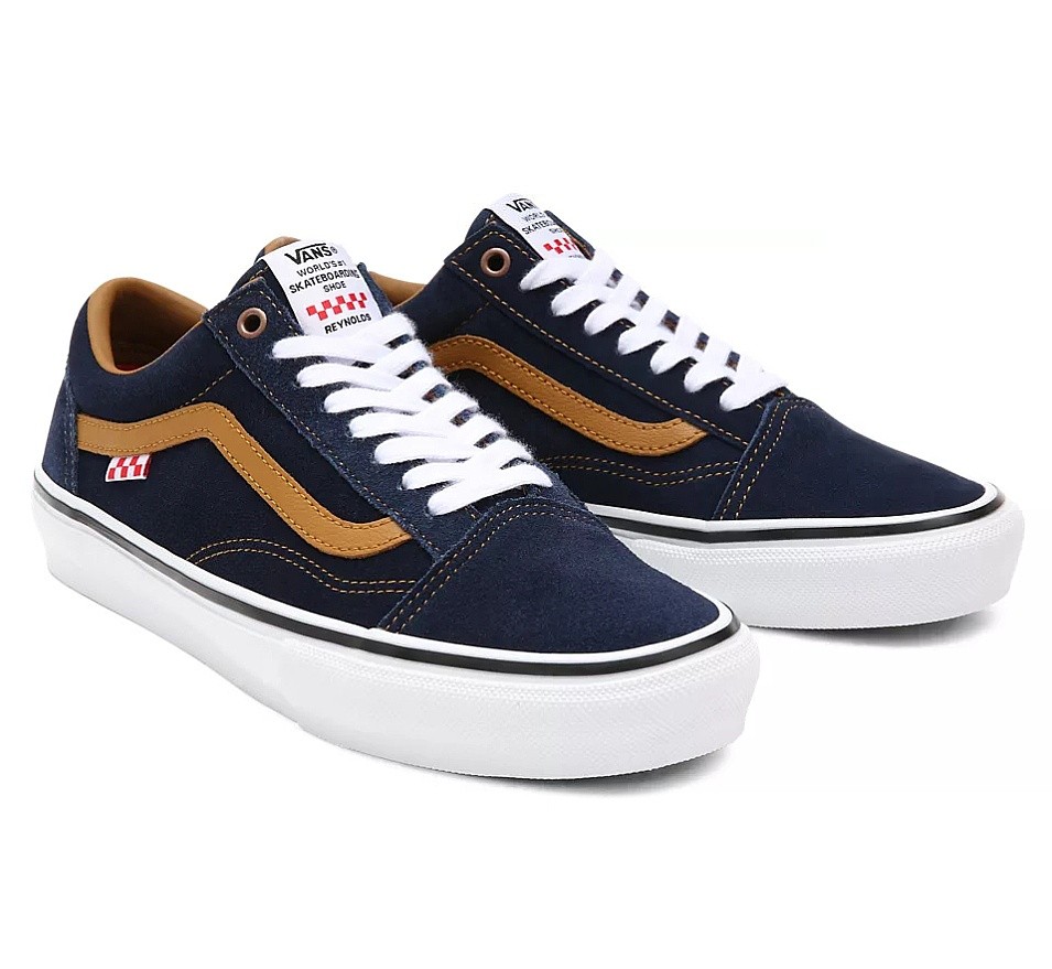 topánky Vans Skate Old Skool Reynolds/Navy/Golden Brown