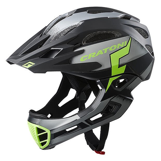 casco Cratoni C-Maniac Pro - Black/Lime Matt