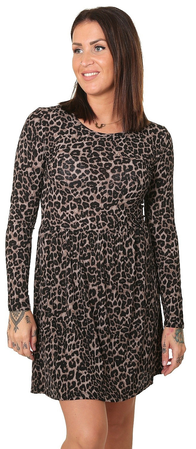 платье Jacqueline de Yong Dexter Svan Aop - Black/Leo - women´s