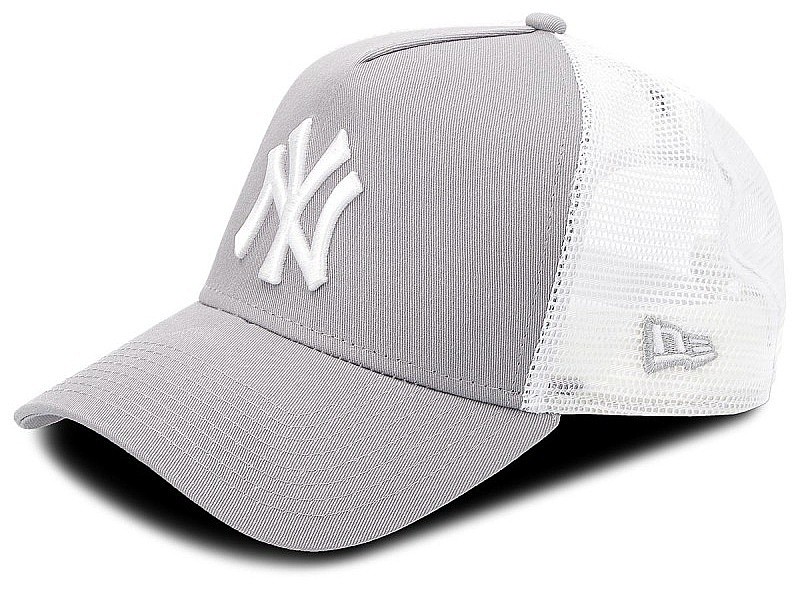 czapka z daszkiem New Era 9FO AF Clean Trucker 2 MLB New York Yankees - Gray/White