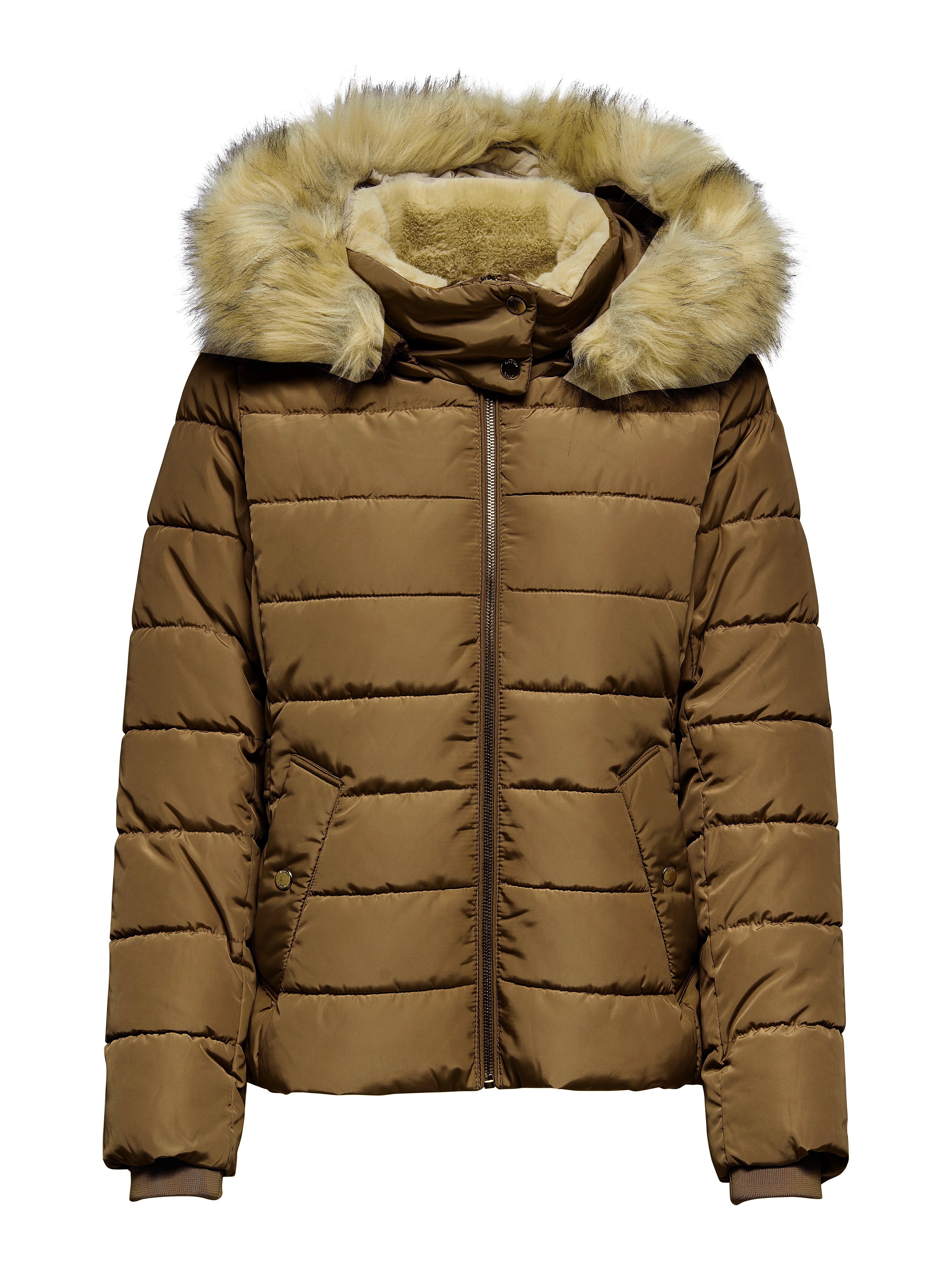 geacă ONLY Camilla Quilted - Breen - women´s