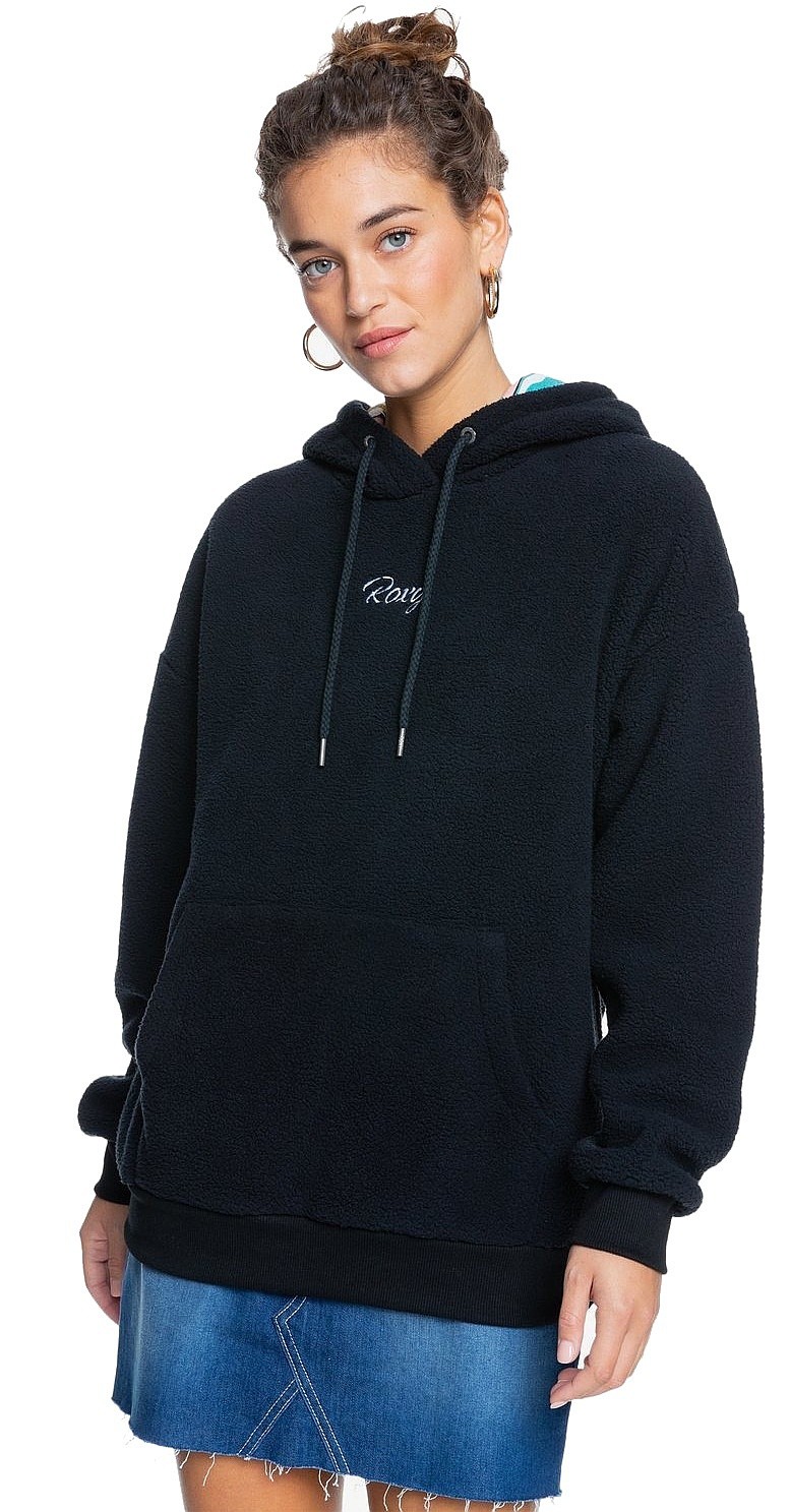 sudadera Roxy Call Me - KVJ0/Anthracite - women´s