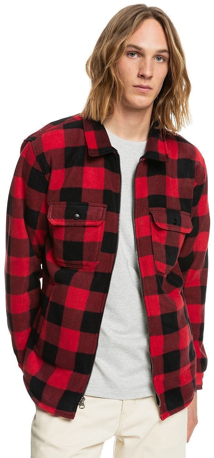 quiksilver plaid jacket