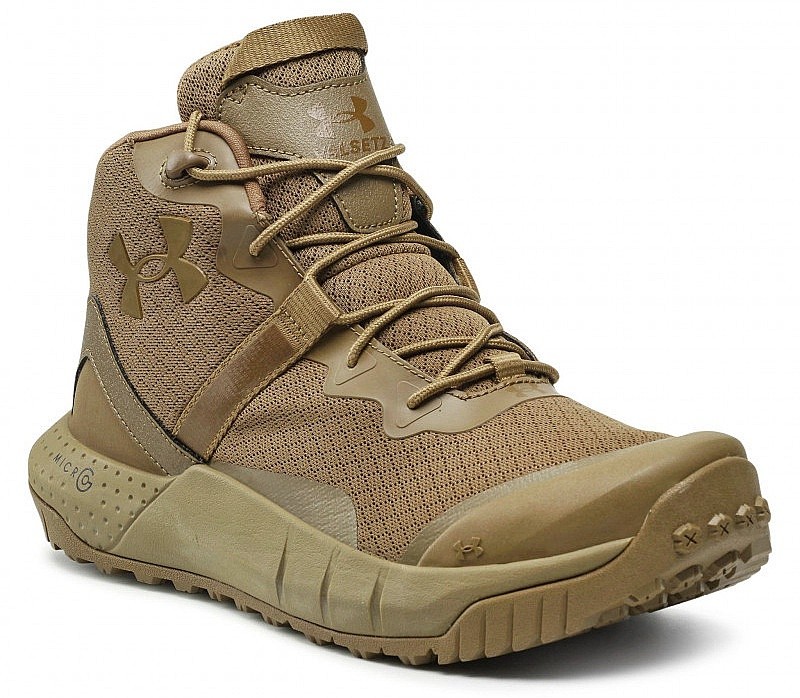 sko Under Armour Micro G Valsetz Mid - 200/Brown/Brown - men´s