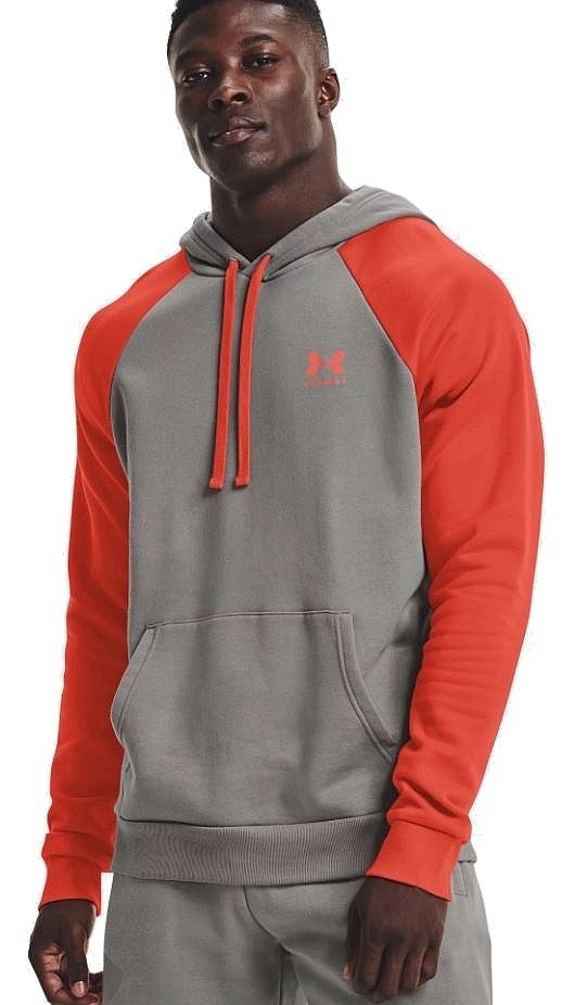 Under Armour UA Rival Fleece Colorblock Sudadera con Capucha para Hombre -  Blue Flannel/Blue Note