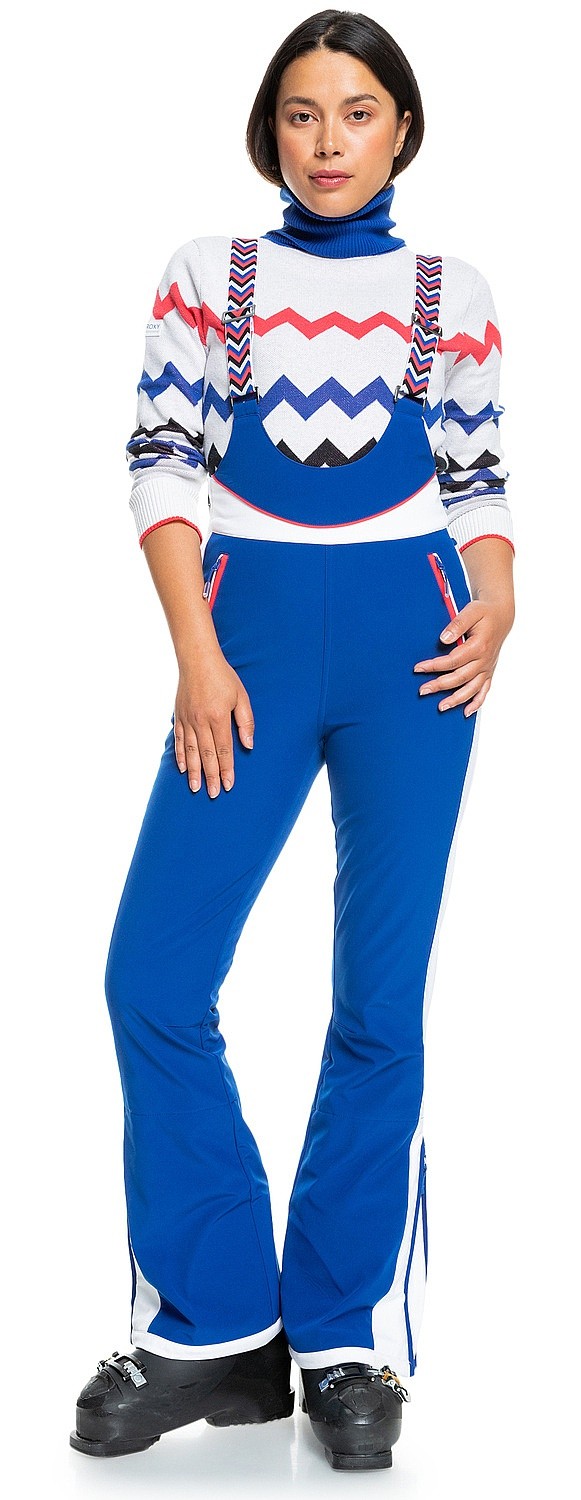nohavice Roxy Ski Chic Bib - PRR0/Mazarine Blue