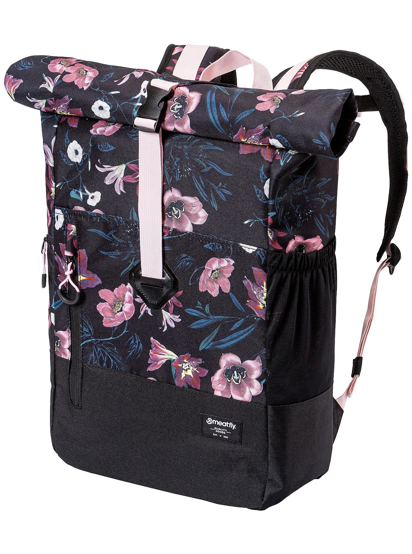 Rucksack Meatfly Holler - Hibiscus Black/Black - women´s