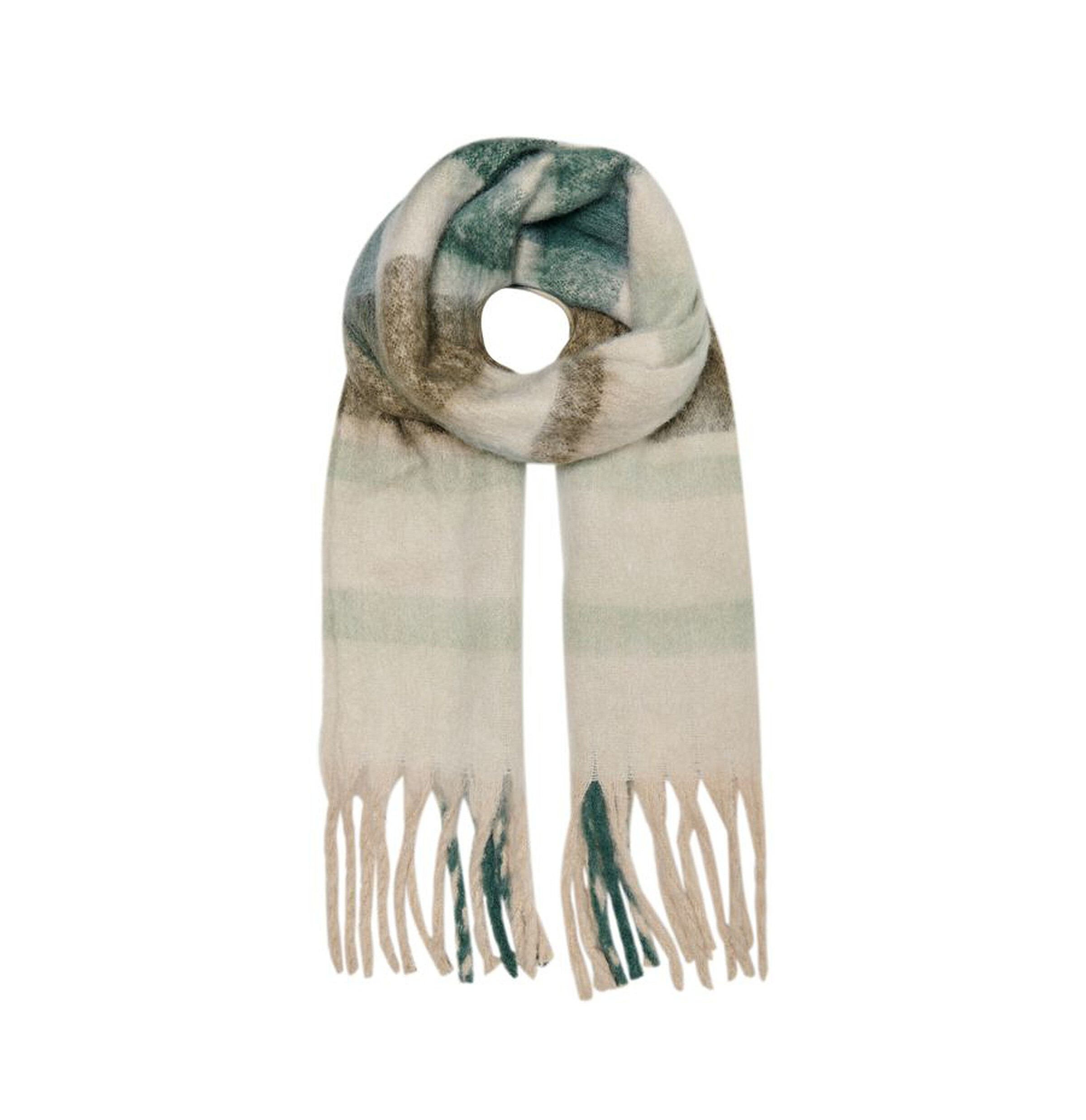 šál ONLY Sille Life Checked - Tannin