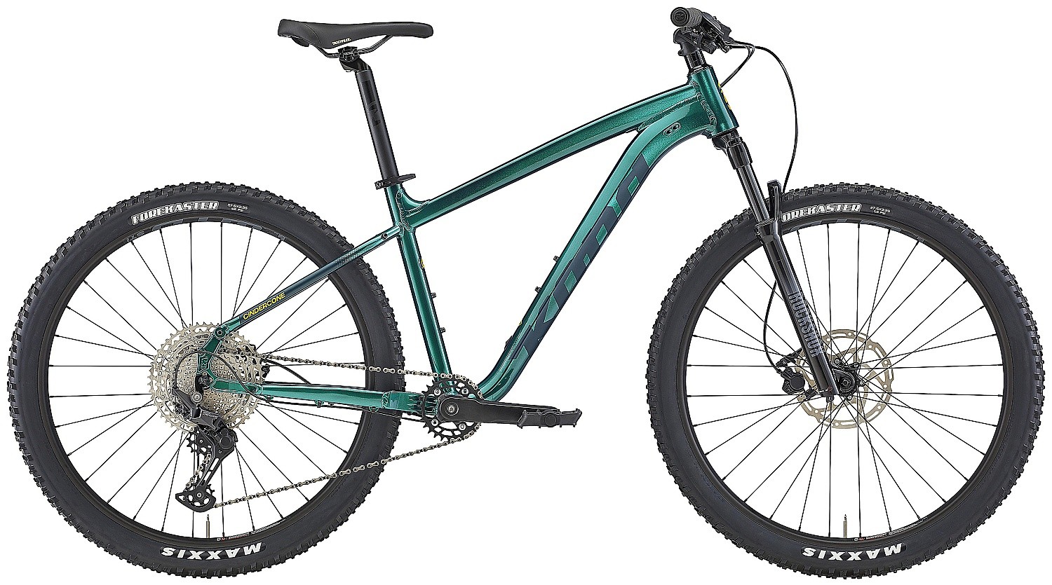 bicykel Kona Cinder Cone 27.5" - Gloss Metallic Jeep Green