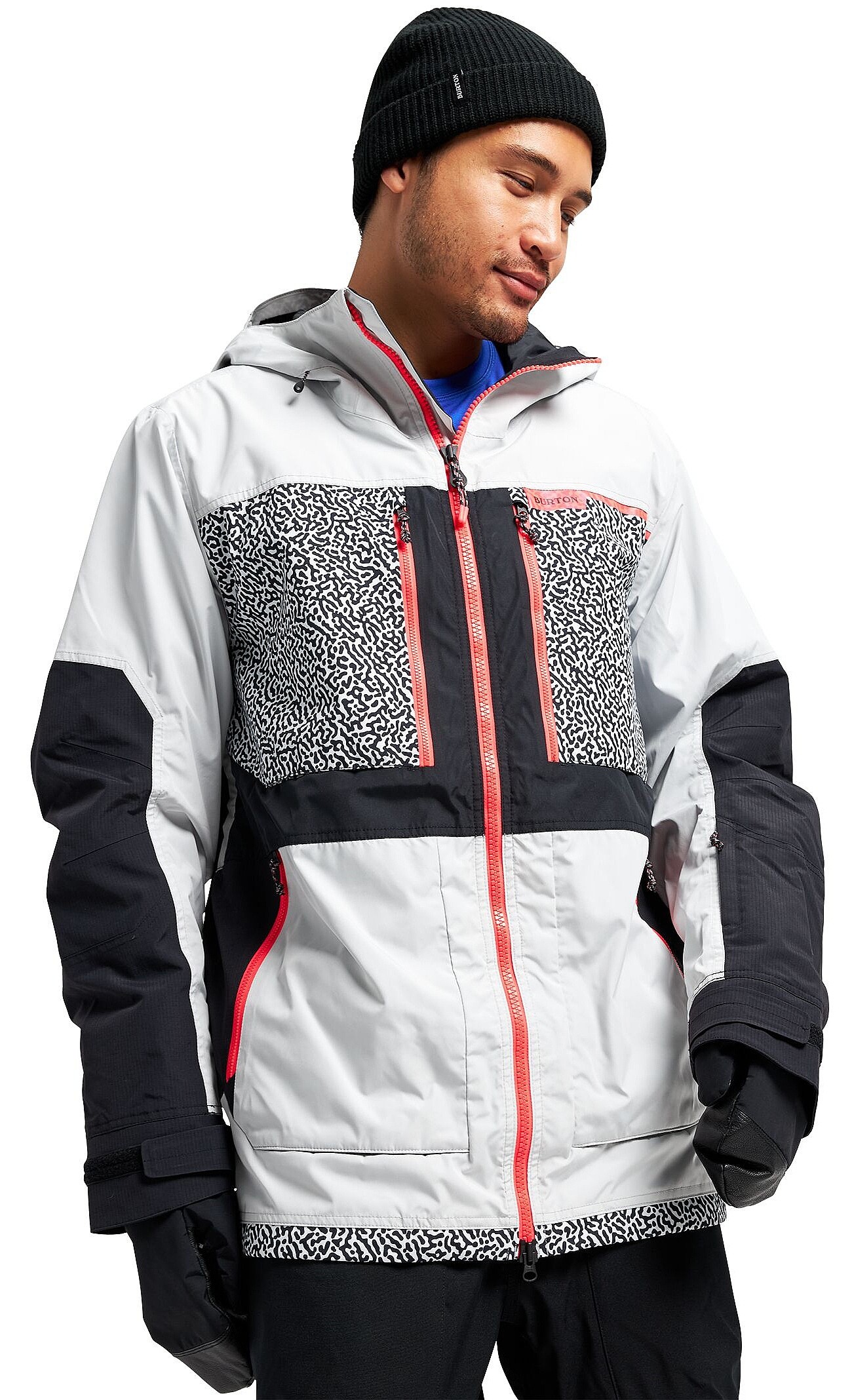 куртка Burton Frostner - Lunar Gray/PJ Print/True Black - men´s