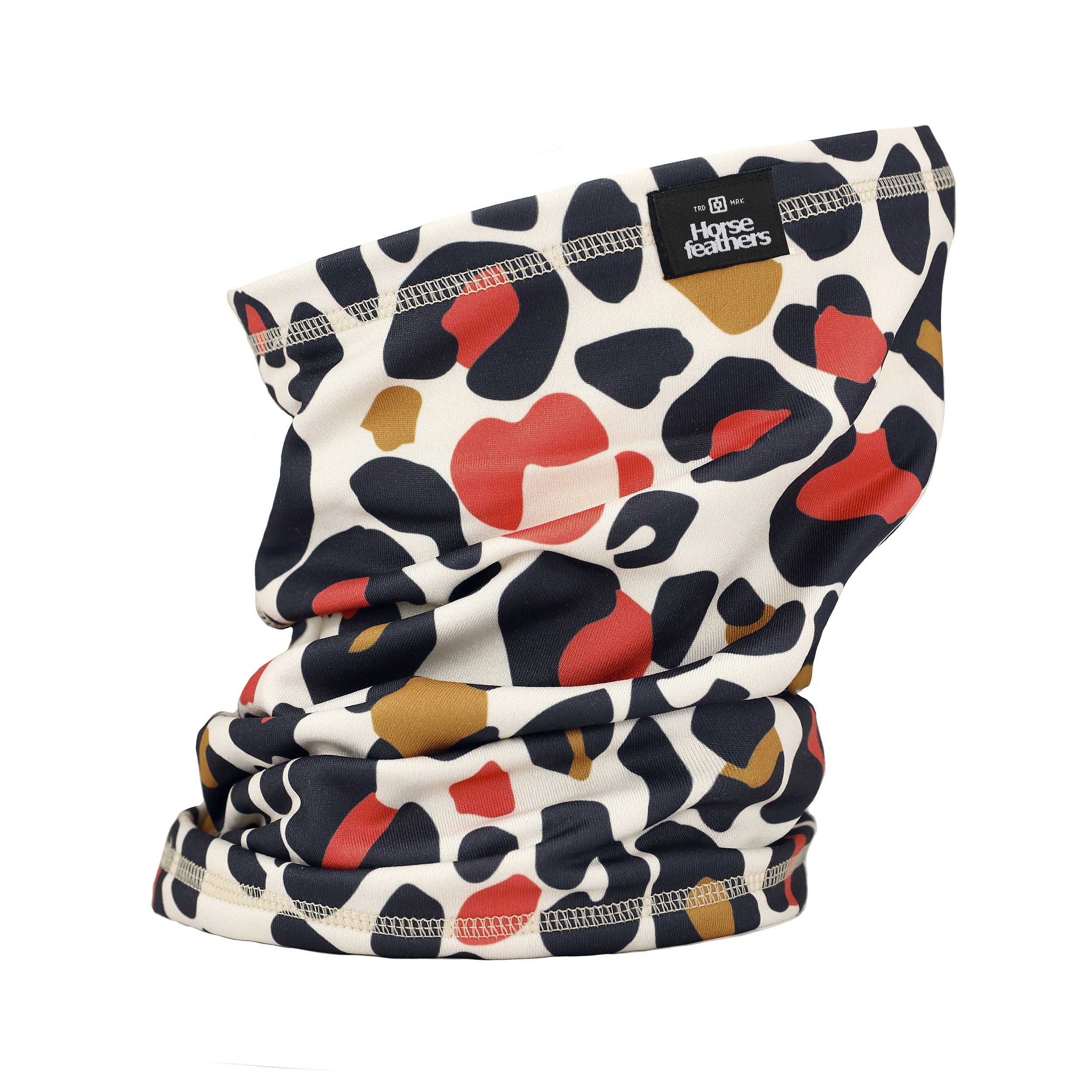 komin Horsefeathers Neck Warmer Printed - Cheetah
