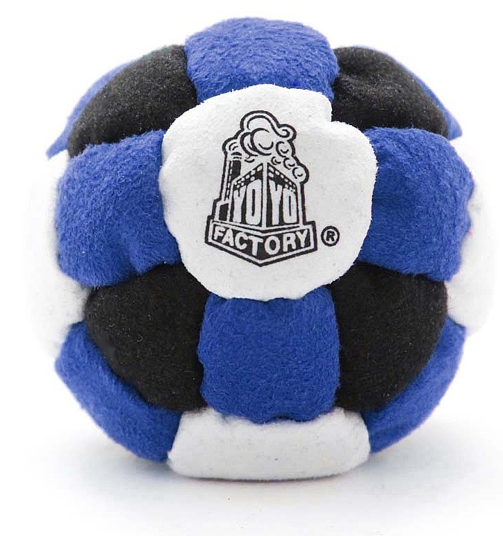 hakisak Yoyofactory Footbag - Black/Blue/White