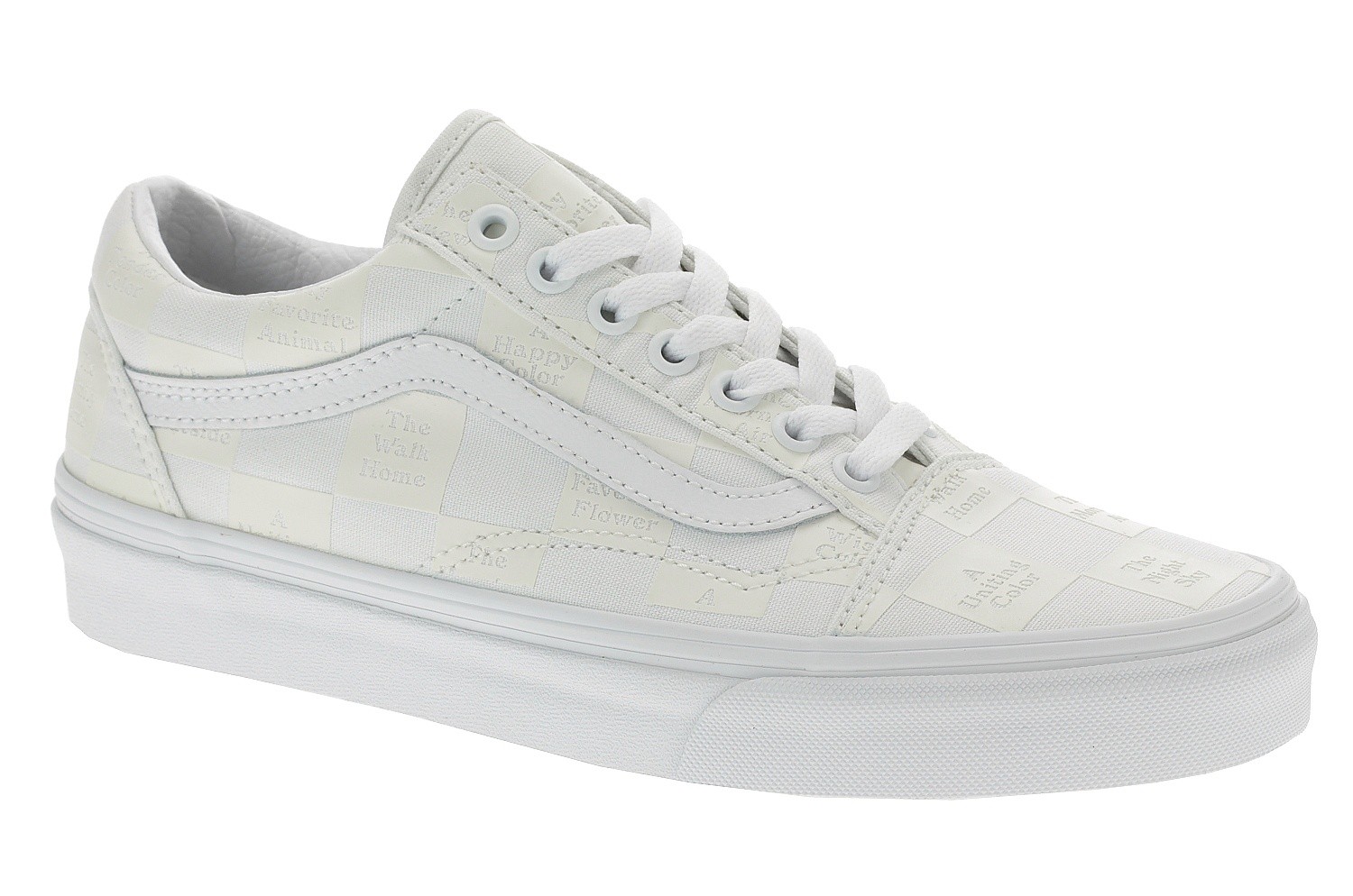 sko Vans Old Skool - Diy Checkerboard/True White