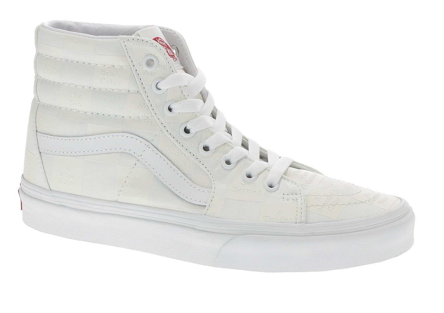 sko Vans Sk8-Hi - Diy Checkerboard/True White
