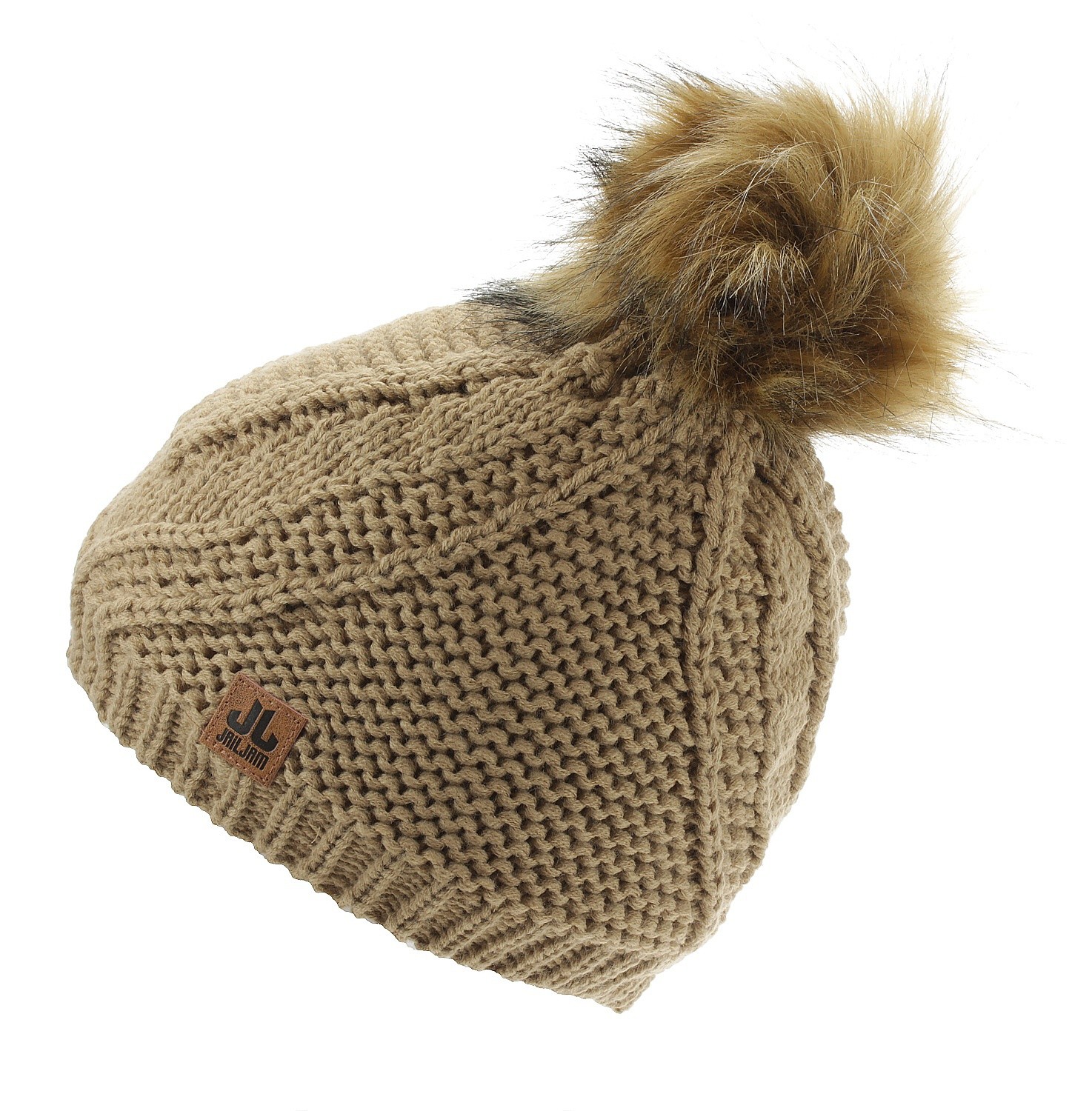czapka Jail Jam Ren Faux Fur - JA4342/Camel