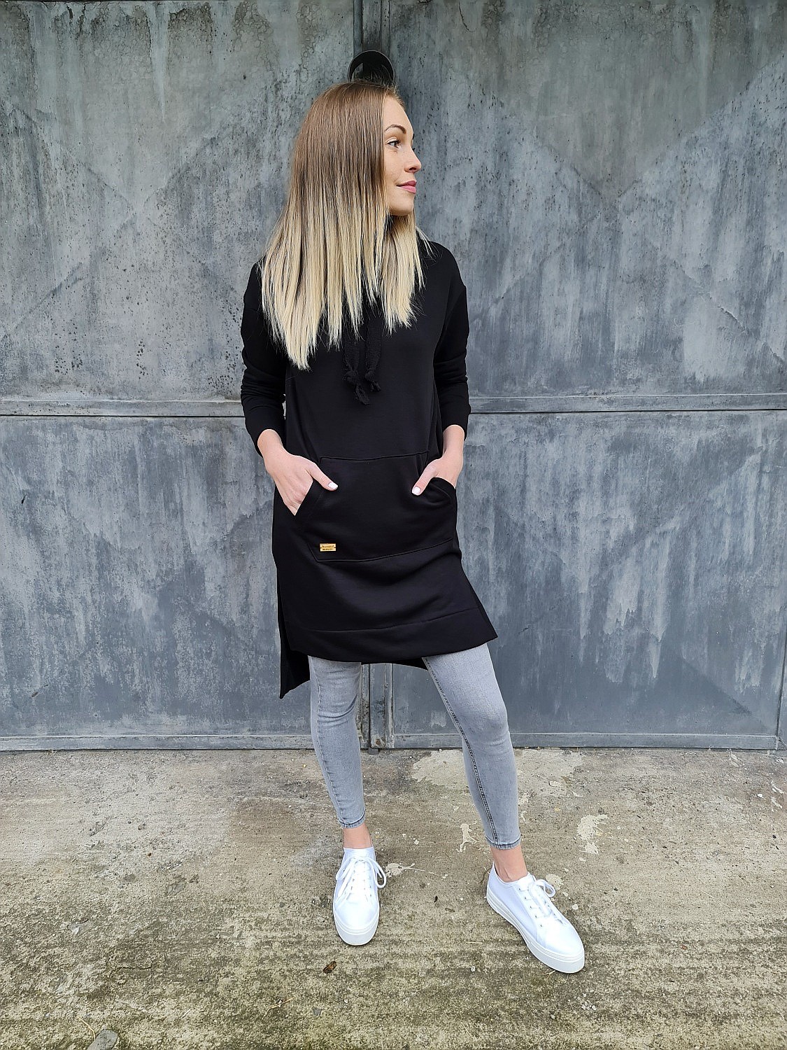 кофта M.ASCH-Be original Kangaroo Pocket - Black - women´s