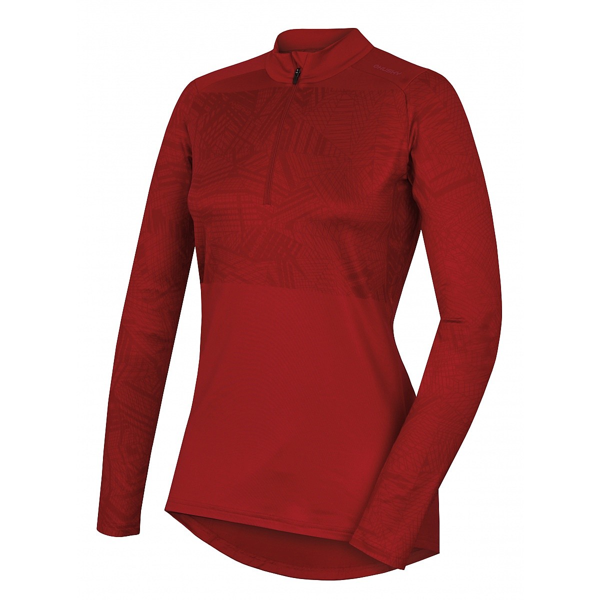 рубашка Husky Active Winter Zip LS - Red - women´s