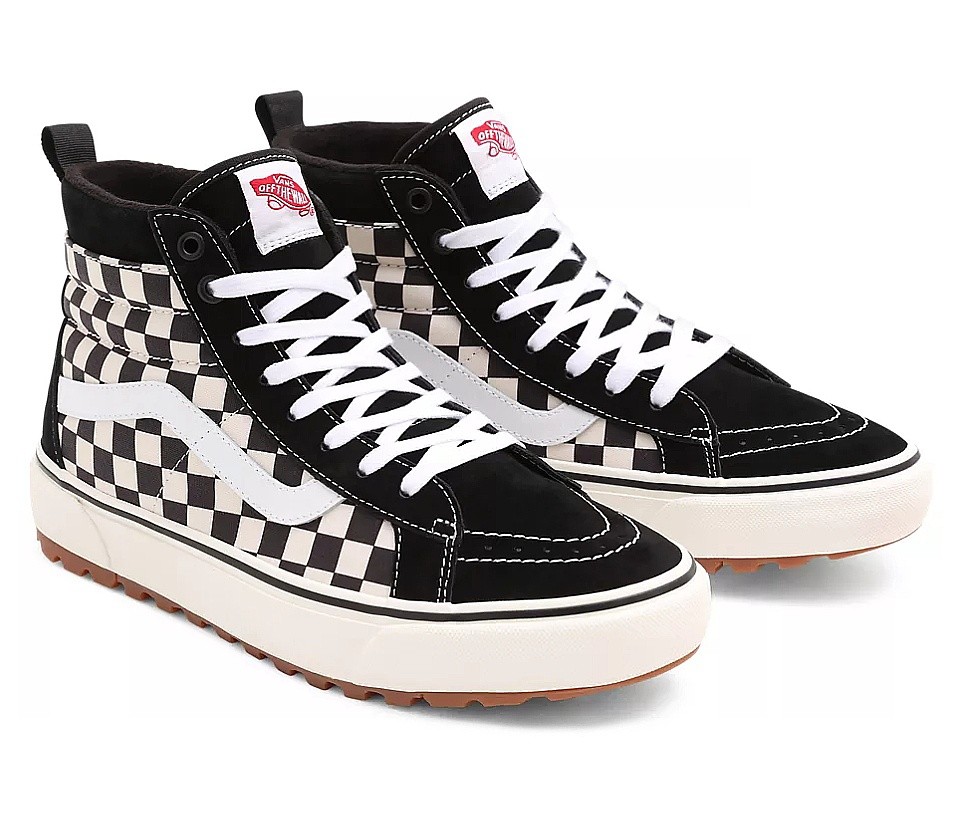 buty Vans Sk8-Hi MTE-1 - Black/White/Checkerboard