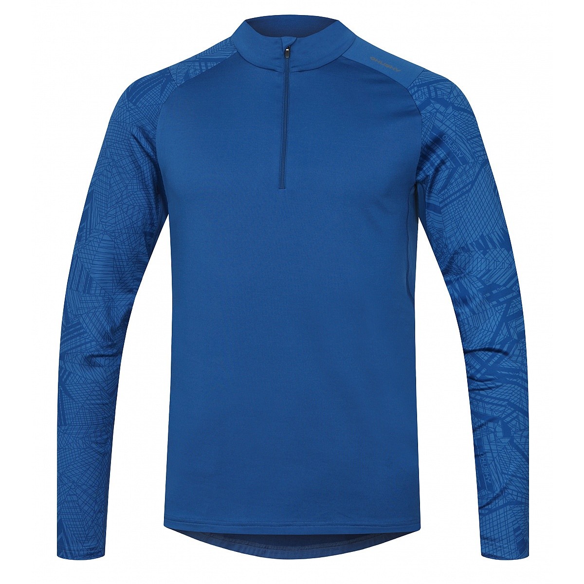 tricou Husky Active Winter Zip LS - Dark Blue - men´s