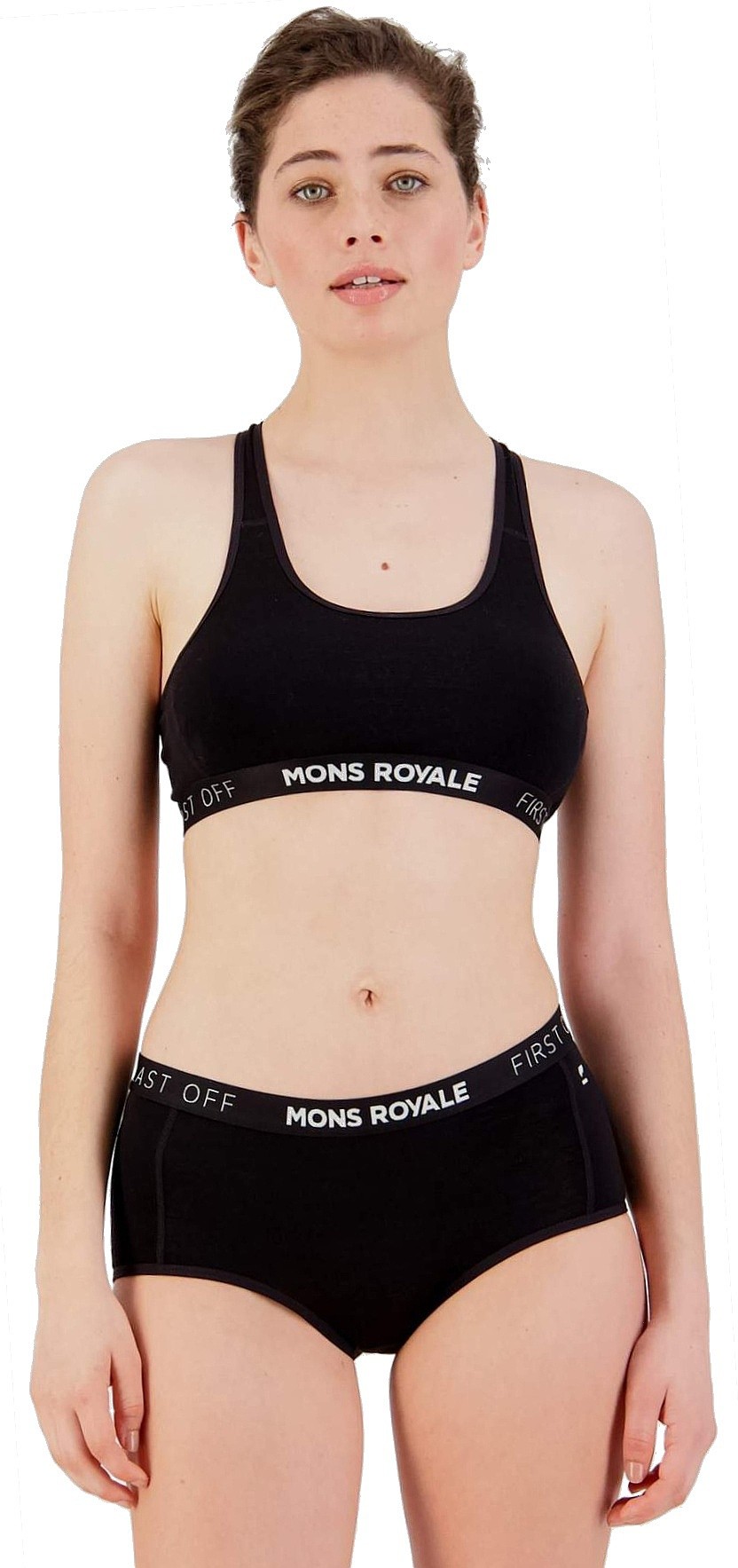 podprsenka Mons Royale Sierra Sports - Black