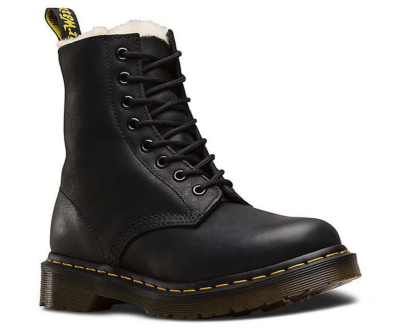 chaussures Dr. Martens 1460 Serena - Black Burnished Wyoming - women´s
