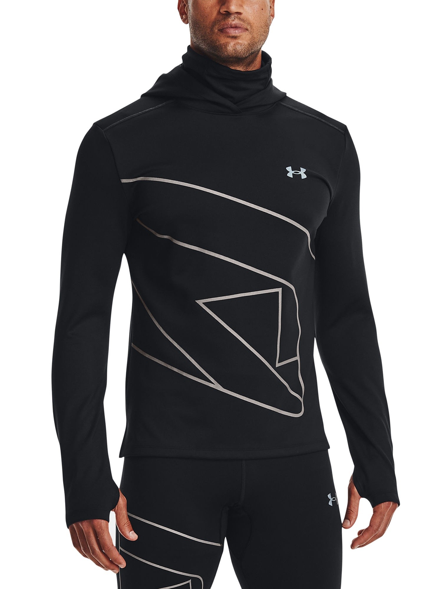 sweat-shirt Under Armour Empowered - 001/Black/Concrete - men´s