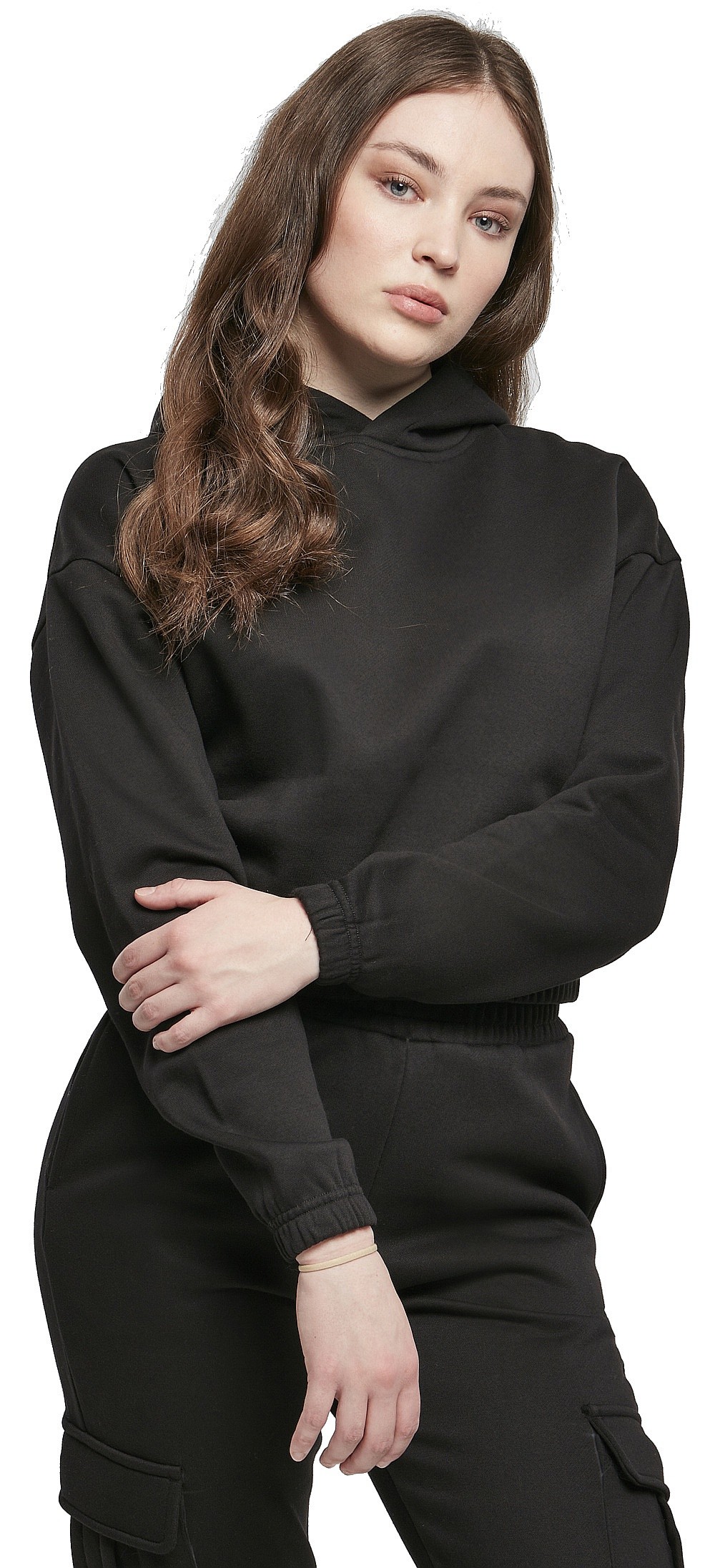 кофта Urban Classics Short Oversized/TB4561 - Black - women´s