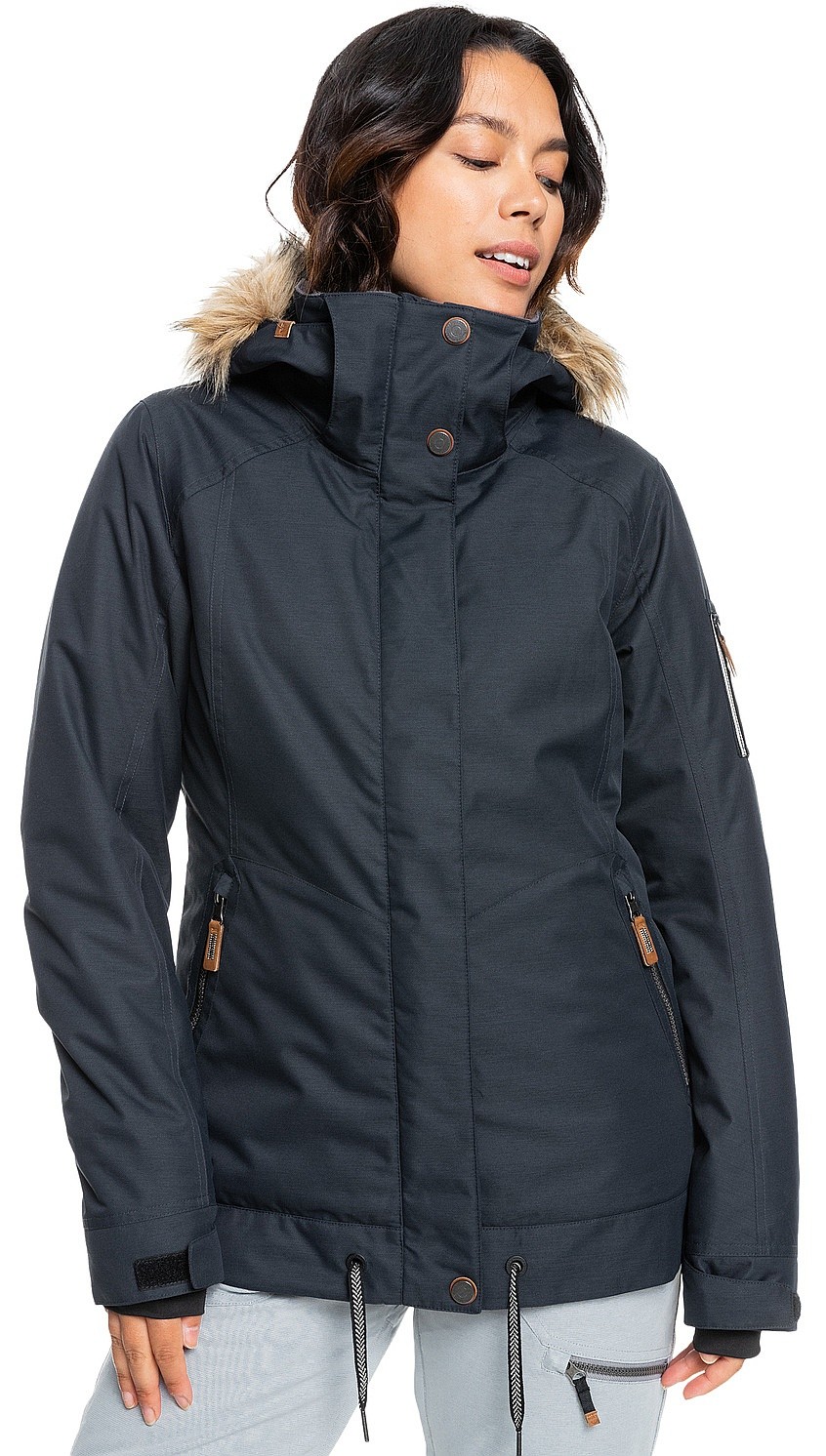 jacket Roxy Meade - KVJ0/True Black - women´s