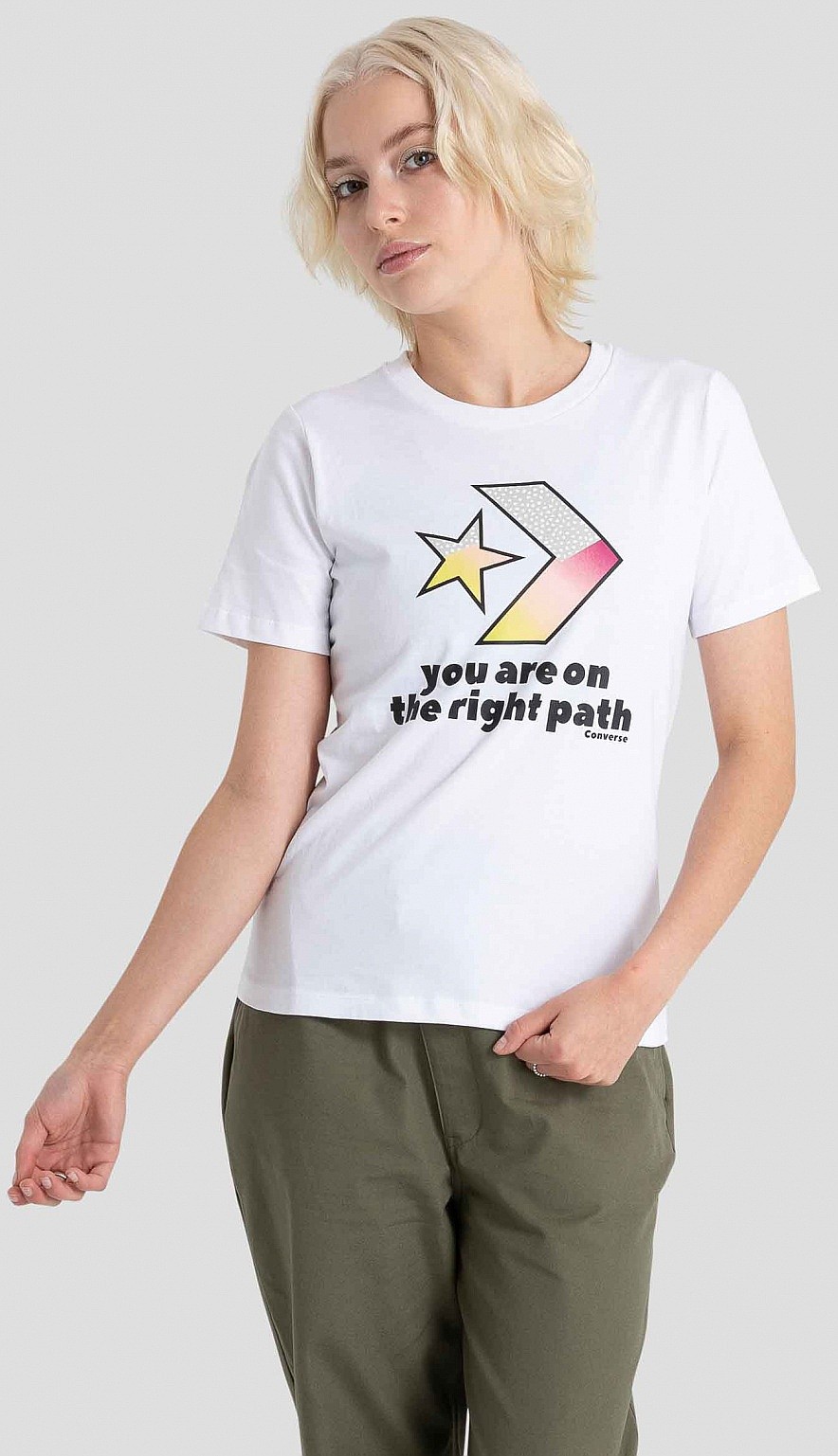 рубашка Converse Trailblazer Graphic/10022361 - A01/White - women´s