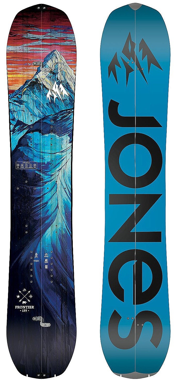 Splitboard Jones Frontier Wide - Black - men´s