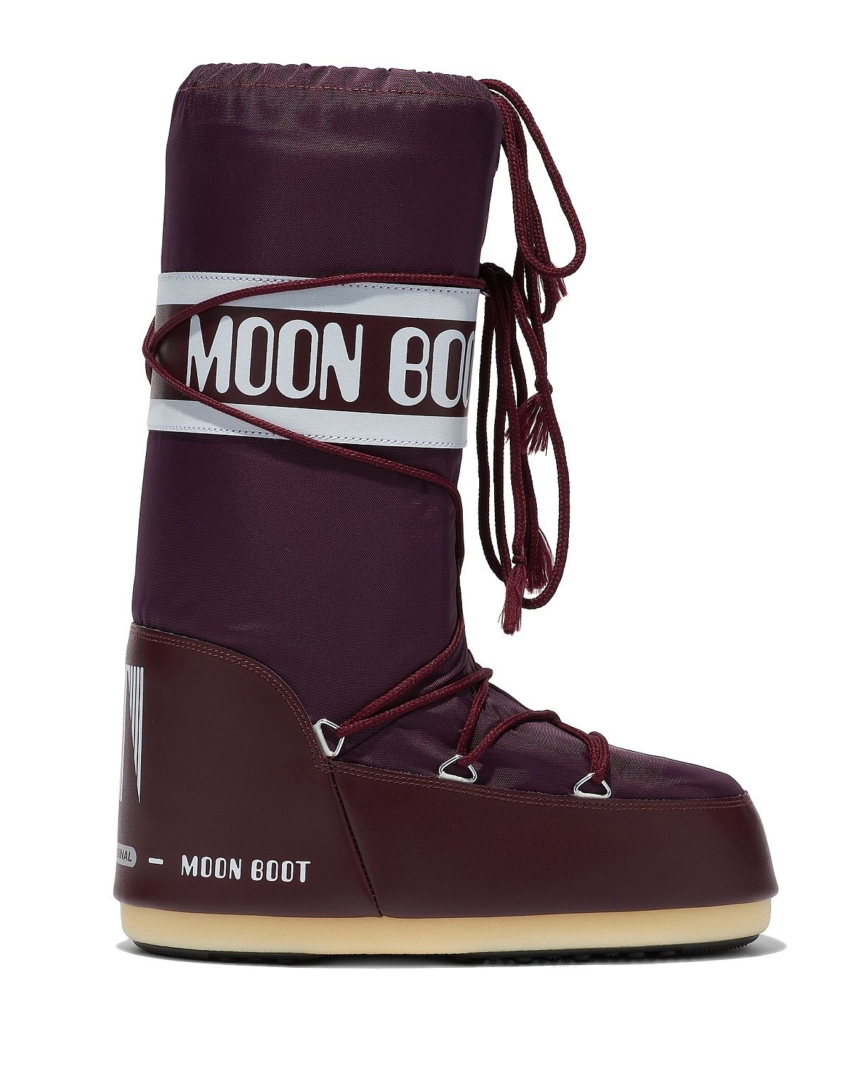 zapatos Tecnica Moon Boot Nylon - Burgundy - unisex junior -  blackcomb-shop.eu