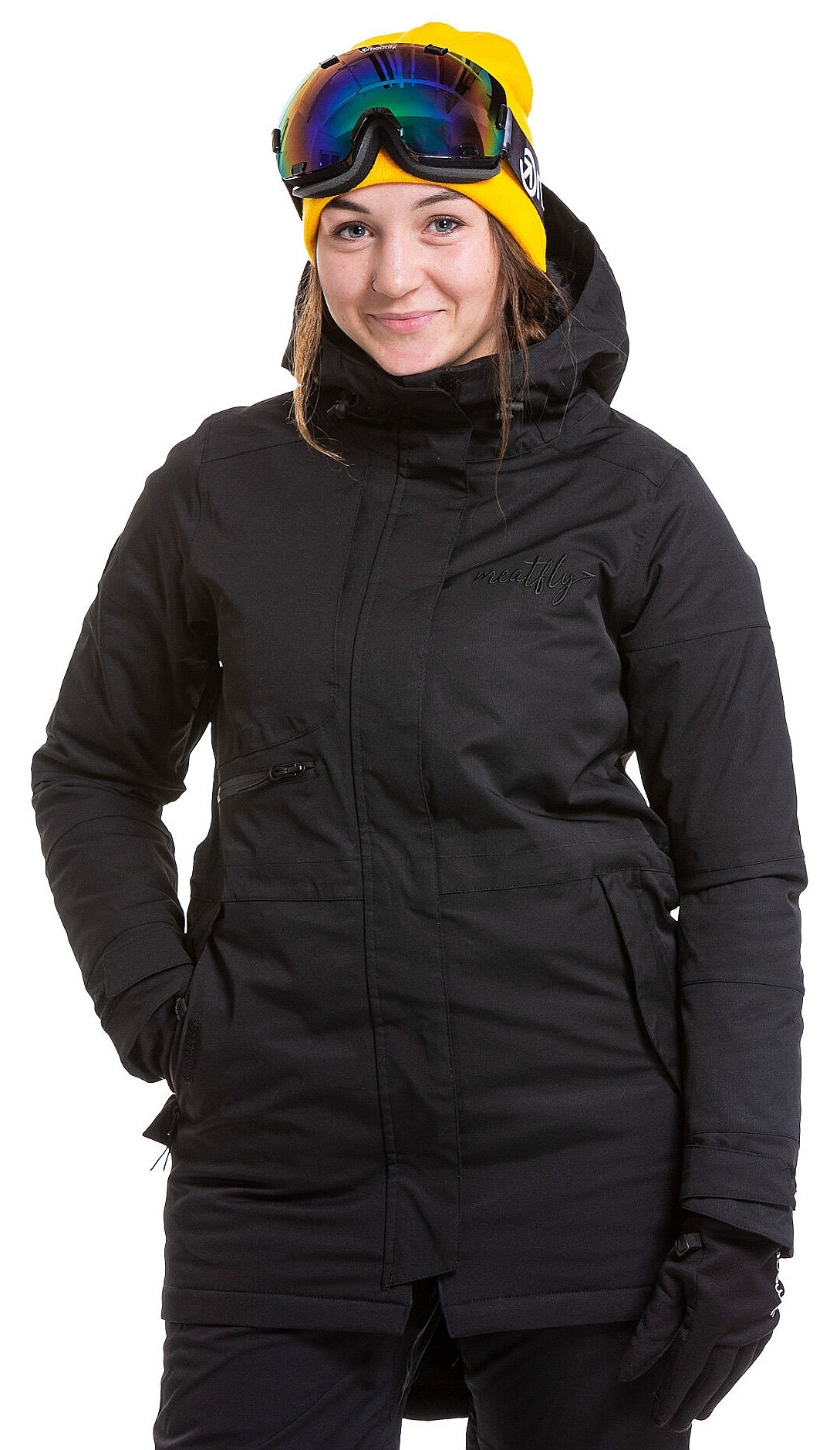 Jacke Meatfly Bunny Premium - Black - women´s