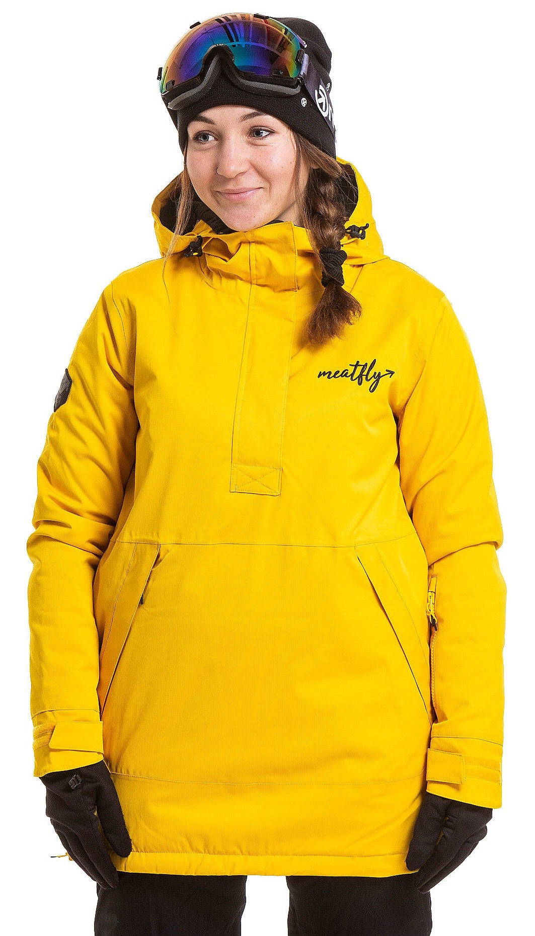 Jacke Meatfly Yuki Premium - Yellow - women´s
