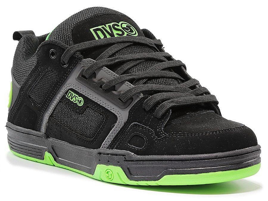 skor DVS Comanche - Black/Charcoal/Lime/Nubuck - men´s